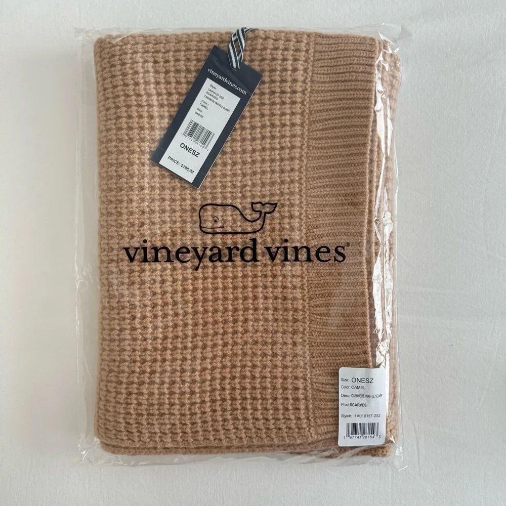 Vineyard Vines 100% Cashmere Waffle Scarf